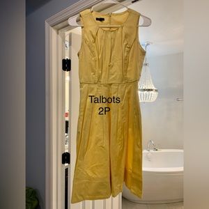 Talbots yellow dress